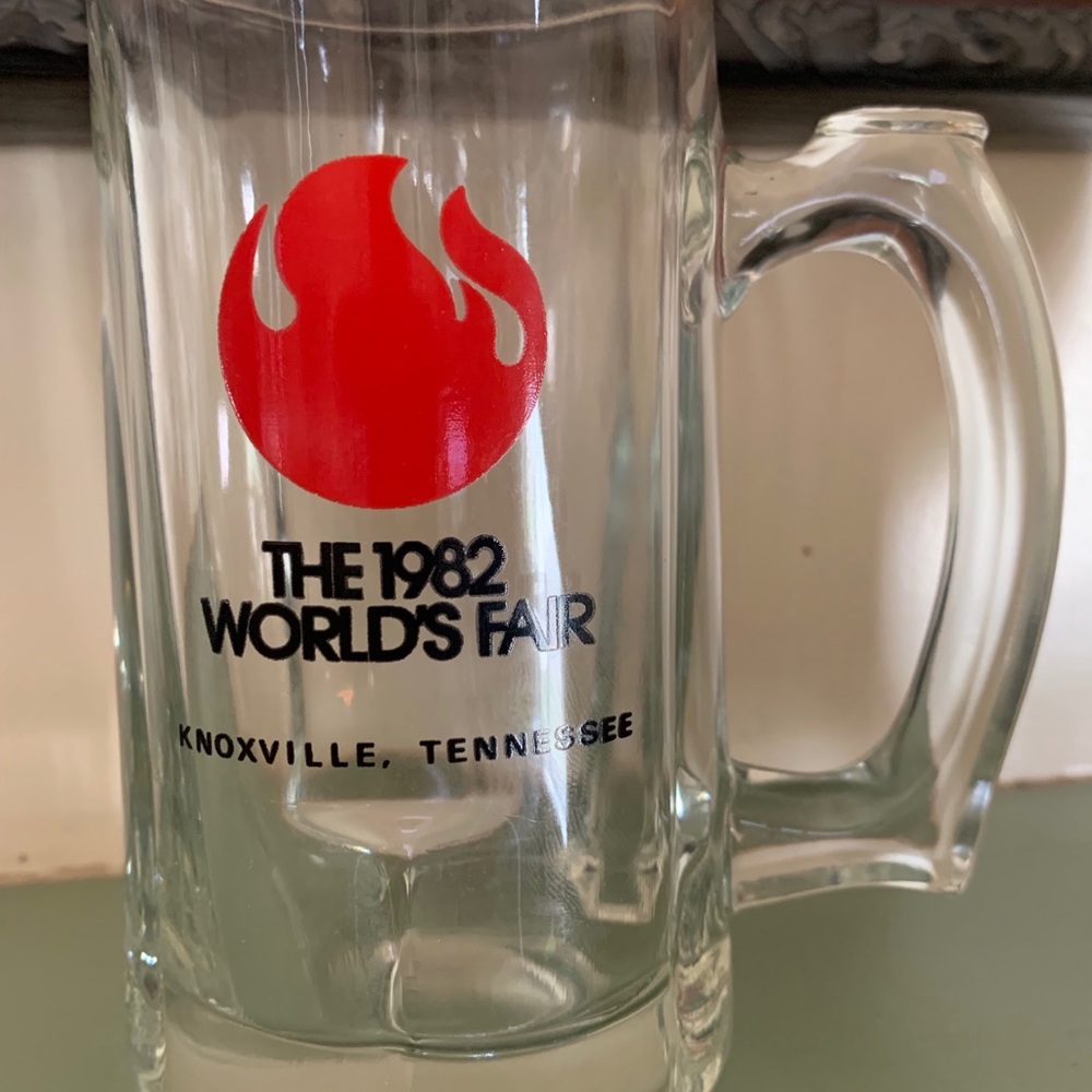 1982 Worlds Fair Knoxville Tennessee Big Beer Mug - Picture 4 of 7